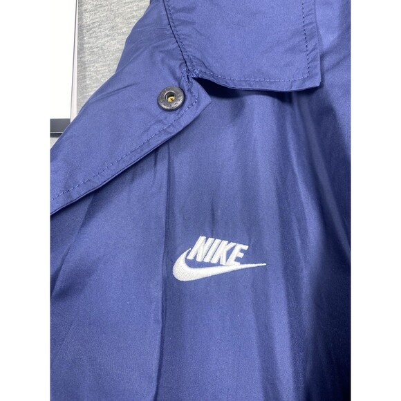 Nike Club Coach Jacket Mens XL Lightweight Navy Casual Snap FN3316-410 BNWT - Picture 3 of 4